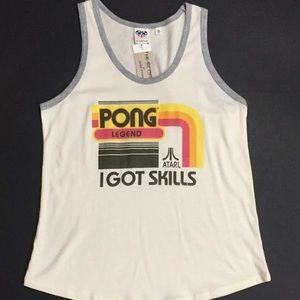 Junk Food Clothing Pong Legend Tank Top - Size: M
